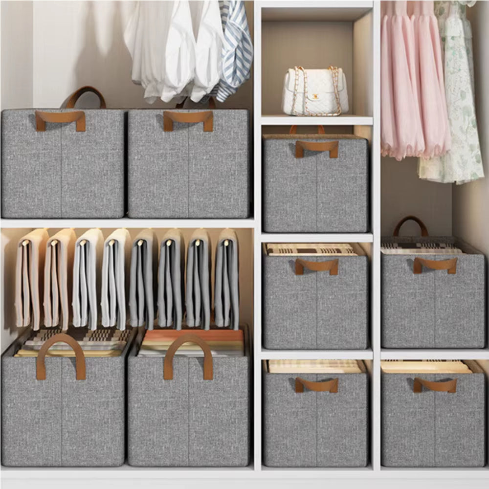Cation Storage Box of Household Wardrobe Drawer-Type Large-Capacity Foldable Clothes and Jeans Portable Storage Box